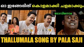 തല്ലുമാല പാട്ട് പൊളിച്ചു കയ്യിൽ കൊടുത്തു |Pala saji song |Thallumaala song |Mhdiqbalk