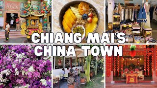 Exploring Chiang Mai’s Chinatown 🇹🇭 | Clothing, Jewellery, Bags, Lunch \u0026 the Flower Market!