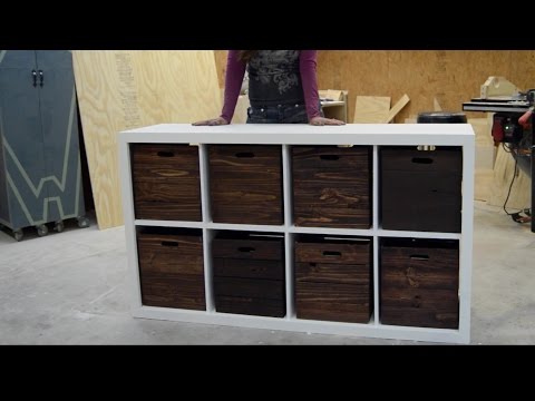 DIY Toy Storage Unit with Wooden Crates DIY Toy Storage Unit with Wooden Crates