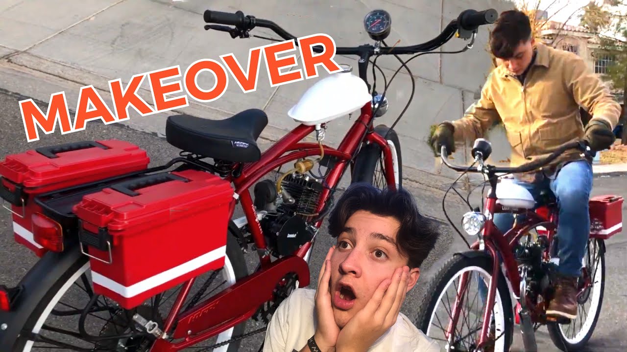 Remodeling My Motorized Bicycle - YouTube