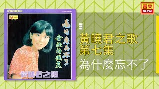 黃曉君 - 為什麼忘不了 [Original Music Audio]