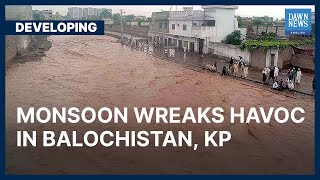 Monsoon Wreaks Havoc In Balochistan, KP | Developing | Dawn News English