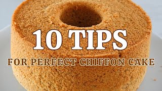 10 Essential Tips for Perfect Chiffon Cake Every Time | Baking 101
