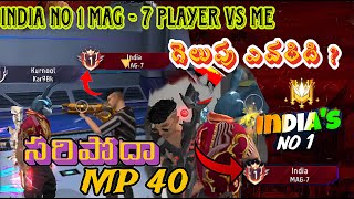 India's No.1 MAG - 7 Player in My Game 🔥 - Free Fire #solo_rank_push #telugugaming #freefirelive