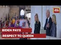 US President Joe Biden Pays Respect To Queen Elizabeth II At Westminster Hall