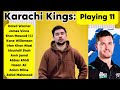 karachi kings playing 11 2025