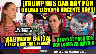 TRUMP ¡NOS 4T4CAN POR COLIMA! ¡SHEINBAUM ENVIA A TREVILLA HARFUCH EJÉRCITO MEXICANO AHORA MISMO!