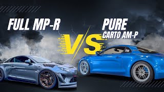 Alpine pure vs Alpine full MPR - Circuit Bugatti Le mans