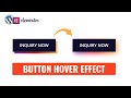Elementor COOL Button Hover Effect | Wordpress Elementor Pro Tricks