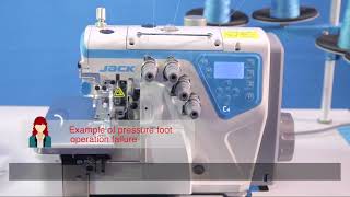 JACK C4 overlock service guide