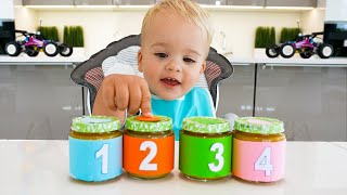 Learn numbers 1-10 with Vlad & Niki and baby Chris