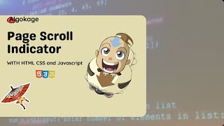 Page Scroll Indicator using HTML, CSS & JavaScript | Modern Web UI Tutorial