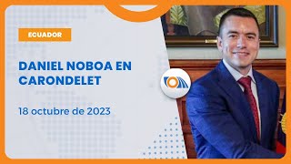 #NoticiasEcuador | Daniel Noboa pidió de manera urgente, un Consejo de Seguridad 18/10/2023