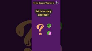 Ternary Operator in javascript | Special Operators in javascript #javascript tutorial in 1 minutes