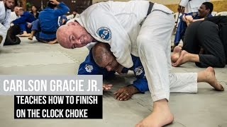 Carlson Gracie Jr  walks you through a clock choke