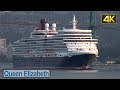 Queen Elizabeth Cruise Ship early morning arrival in Vancouver