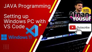 Part 1 - Setup Windows PC for Java with VS Code Urdu Tutorial Aptech jkssb
