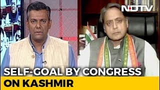 Shashi Tharoor On A Divided Congress Over Centre's Kashmir Move