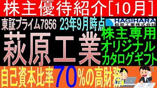 ようやく業績は回復見込み♪【株主専用オリジナルカタログギフト贈呈 東証7856 萩原工業】株主優待を狙う。経営データから見て長期保有に向いてる?【株主優待】