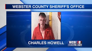 A man is behind bars in Webster County facing several charges