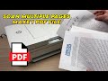 HP Deskjet 4155e Printer : How to Scan Multiple Pages Into One PDF File