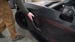 HOW TO INSTALL CORVETTE C7 FRONT FENDER VENTS GRANDSPORT Z06 ZR1