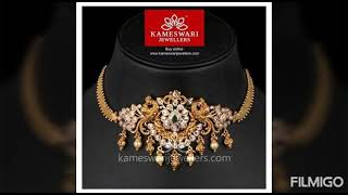 22Ct Gold jewellery|| bhajuband cum choose||with uncut diamond stones||pachi work|| bridal jewell