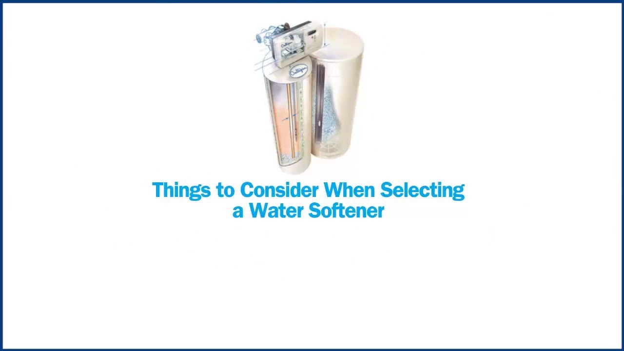 A Home Water Softener Buying Guide - YouTube