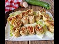 INVOLTINI DI ZUCCHINE IN FRIGGITRICE AD ARIA