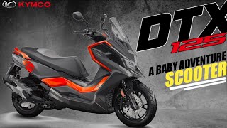 Meet the Kymco DTX 360’s little brother, the DTX 125
