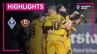 SV Waldhof Mannheim - Dynamo Dresden | Highlights 3. Liga | MAGENTA SPORT