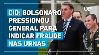 Delação de Cid revela pressão de Bolsonaro para forjar fraude eleitoral nas eleições de 2022