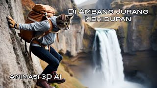 Animasi 3D AI | Menyusuri Tebing Berbahaya - Di Ambang Jurang Kehidupan