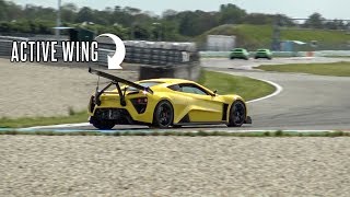 1100HP Zenvo TSR V8 Twin-Supercharged - Active Wing \u0026 Crazy Accelerations !