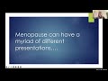 PCRM 2023 Physician Symposium: Menopause - A Review of Routine and Complex Case Management