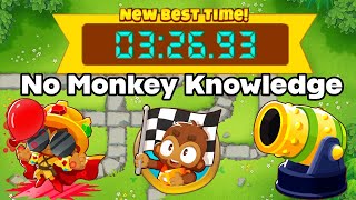 Btd6 Race #318 “Explosive Chaos” In 3:26.93 No Monkey Knowledge Guide!