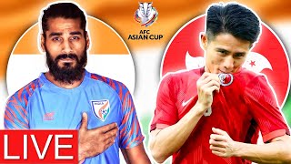 India vs Hong Kong | AFC Asian Cup Qualifiers | Live @DrogBABA @ONEMUFC @SLPundits