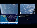 international space station nasa live view with map 612 2020 02 10