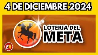 Resultado LOTERIA del META del miercoles 4 de diciembre 2024