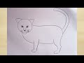 how to draw cat drawing easy step by step@Aarav Drawing Creative