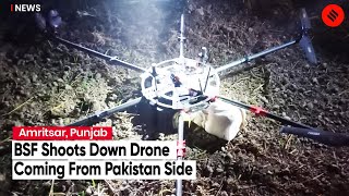 BSF Shoots Down Drone Along India-Pakistan Border In Amritsar, Punjab| Pak Drone in Punjab