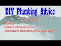 Review: Faster Hot Water.  WaterQuick standard