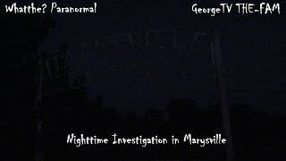 Nighttime Investigation in Marysville