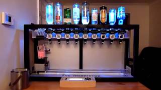 The automatic drink mixing machine -- robot bartender cocktail dispenser
