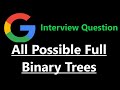 All Possible Full Binary Trees - Memoization - Leetcode 894 - Python