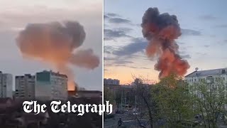 Russian missiles bombard Kyiv during UN chief's visit