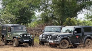 PART-1WARANGAL BIGEST OFF-ROADING EVENT #THE TERRAIN TAMERS #offroading#thar#toyota ig:@athiradh._06