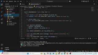 Polling System API | Coding Ninjas Skill Test