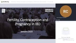 Webinar - Fertility, Contraception and Pregnancy in Inflammatory Bowel Disease