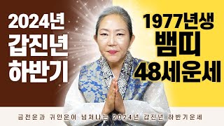 ✨2024년 하반기 1977년생 뱀띠운세✨ 금전 재물 문서 귀인이 강하게 들어와 대박나는 77년생 48세 뱀띠의 2024년 7월~12월까지 운세는 과연 어떨까!?